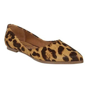 Zodiac Shoes Women’s 6 Calf Hair Hill Pointed Toe Ballet Flat